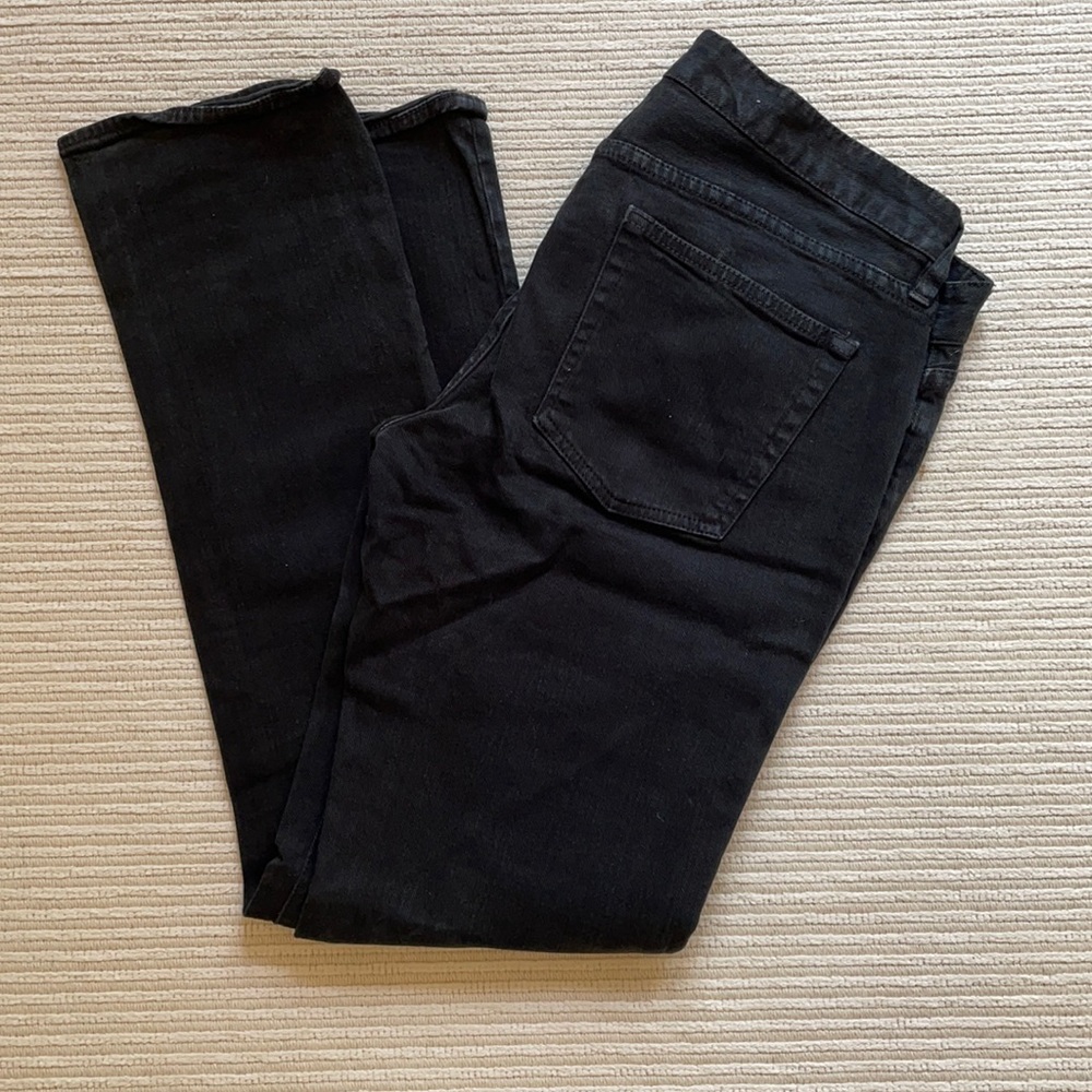 J. Crew Matchstick Black Jeans